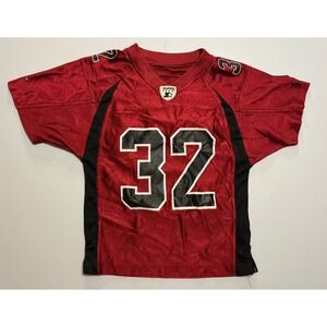 Starter Arkansas Razorbacks Youth Football Jersey Red Black Number 32 Size S/M